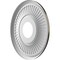 Ekena Millwork Berkshire PVC Medallion (Canopies up to 5 3/4"), 13"OD x 3 1/2"ID x 3/4"P, Metallic Dark Bronze CMP13BECDB - alternate 2